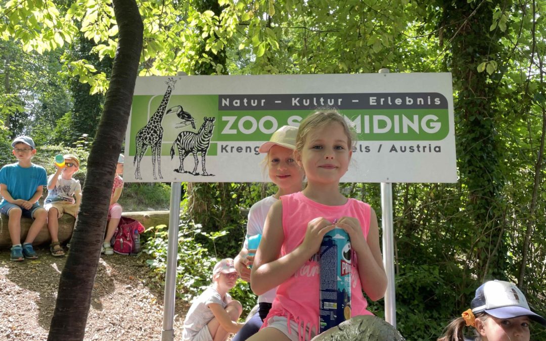 Ausflug in den Tiergarten Schmiding