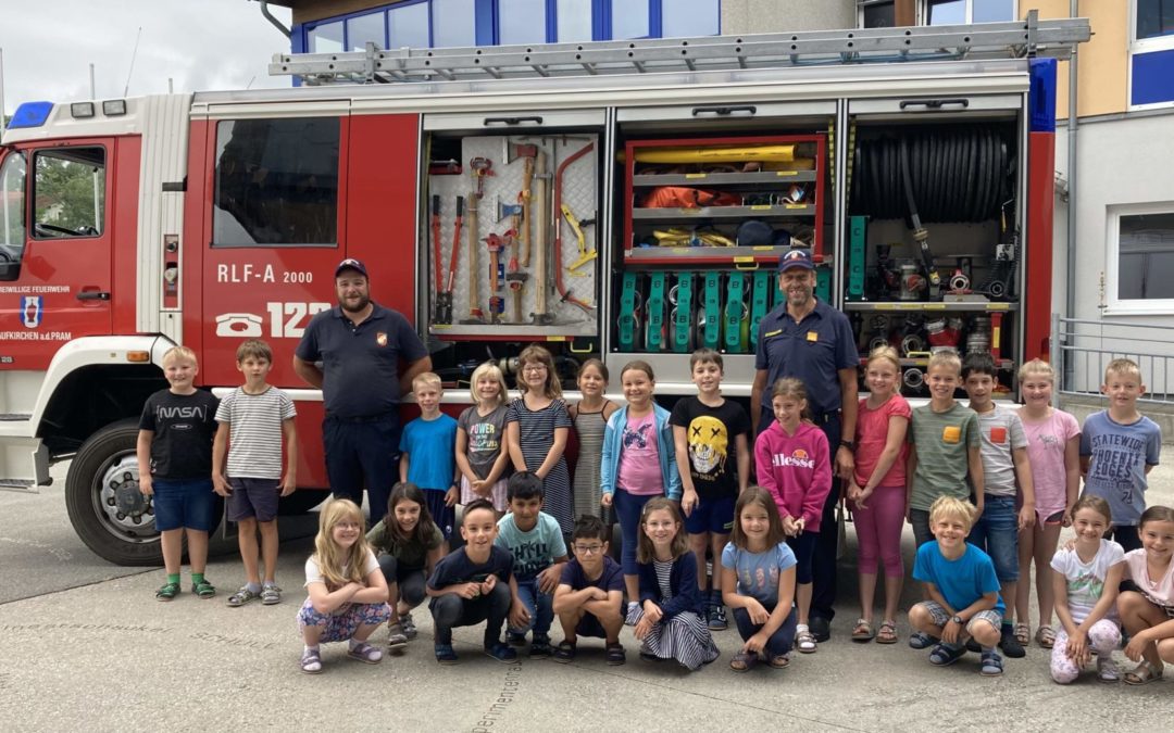 Besuch von der Feuerwehr