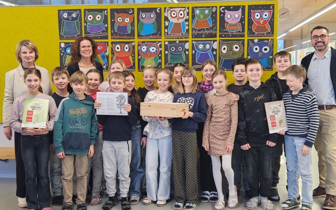 Wertschöpfungstour “Wald” der 4a-Klasse